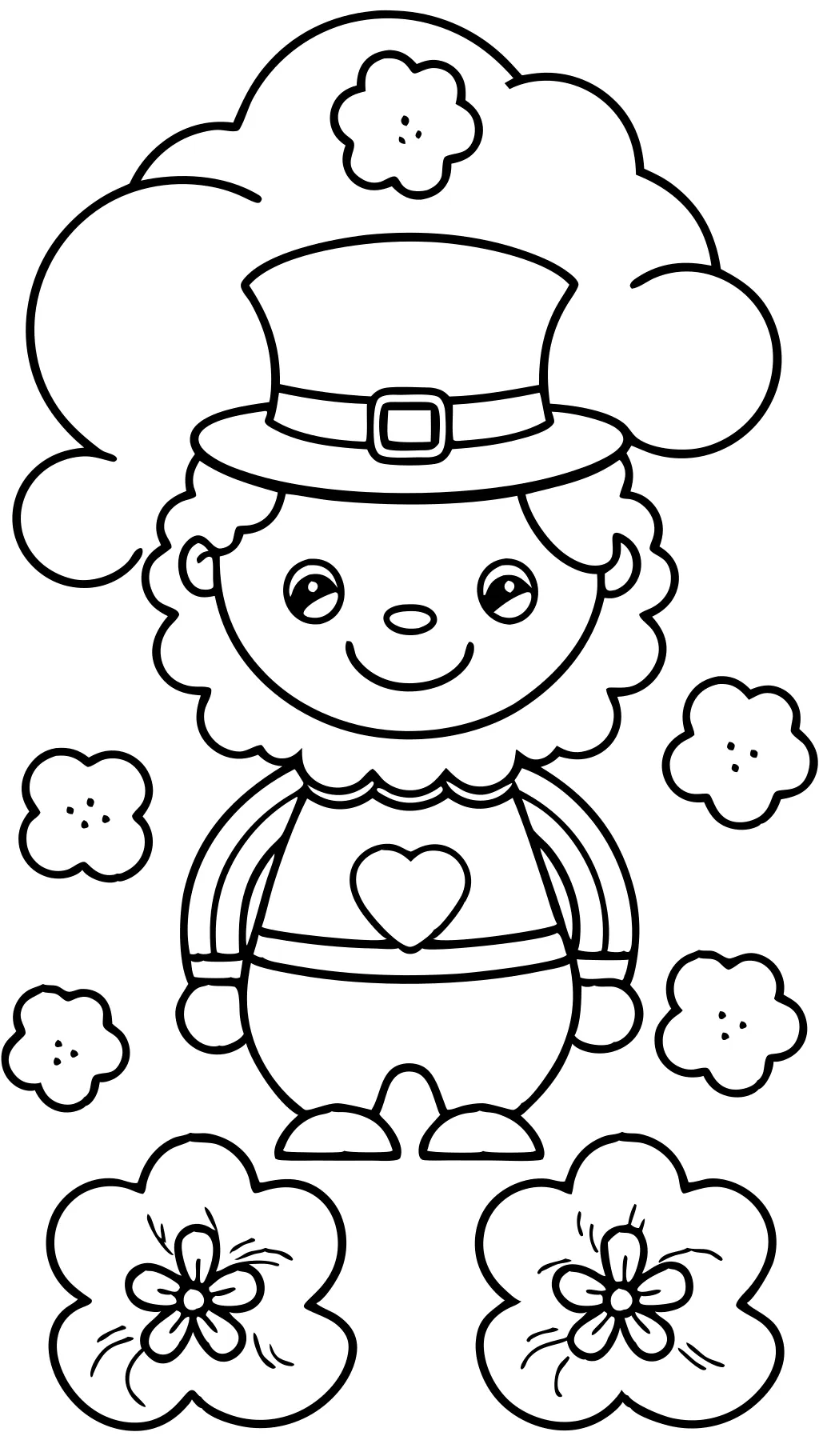 coloring pages for st patrick’s day